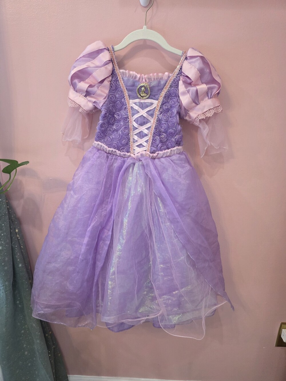 Disney Store Rapunzel Tangled Princess Costume Dress Girls 5/6